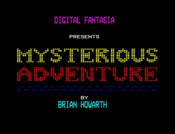 Mysterious Adventure 07 - Feasibility Experiment (19xx)(Digital Fantasia) screen shot title